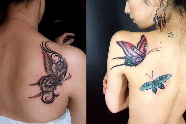 28 Amazing and Attractive Butterfly Tattoo Designs That will Inspire You