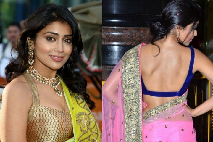 Shriya Saran Hot And Cute Saree Image Collections in 2018