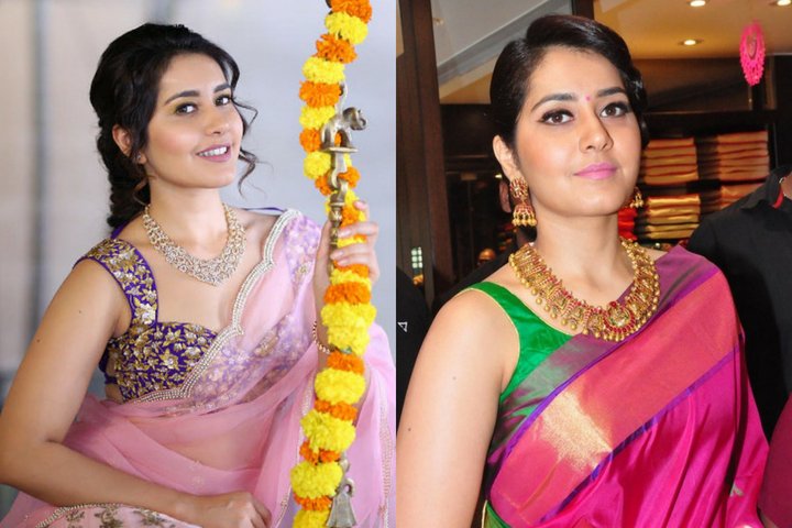 Rashi Khanna In Sarees
