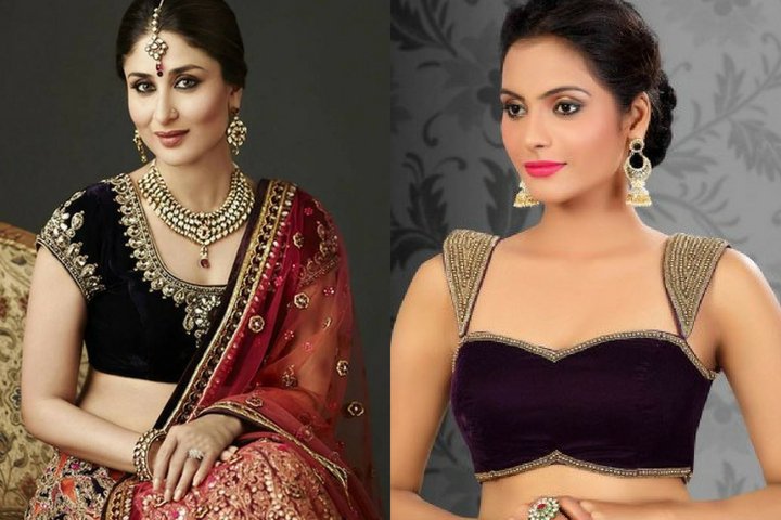 25+ Awesome Velvet Designer Blouses – Suits Any Saree