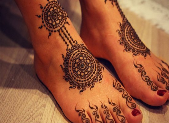 foot mehandi