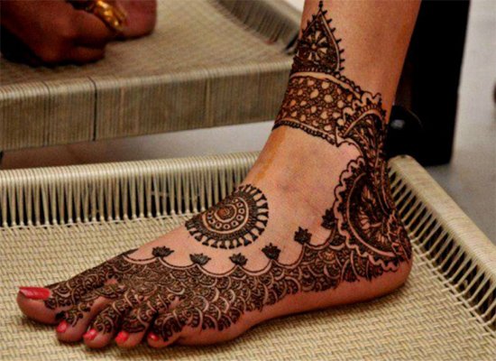 foot mehandi