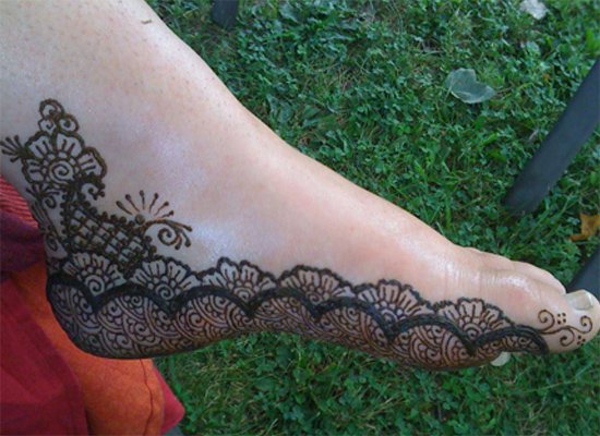 foot mehendi