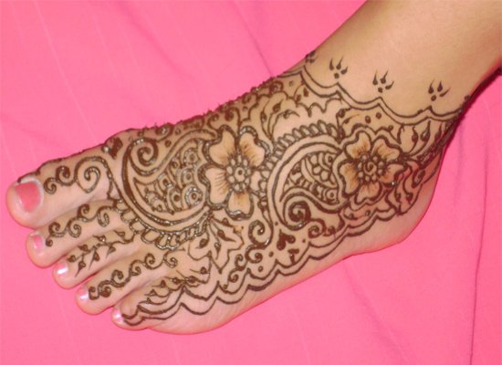 foot mehendi