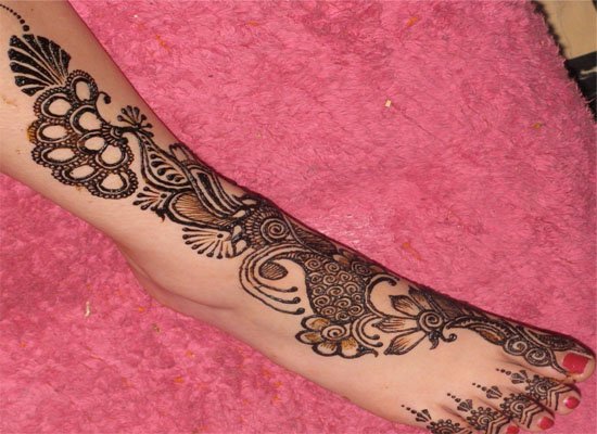foot mehandi
