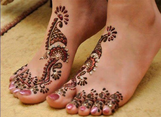 foot mehandi