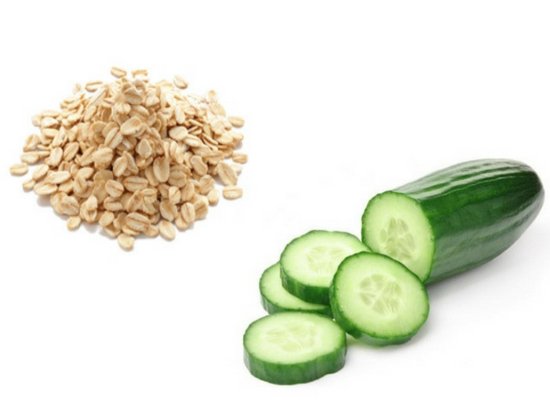 Cucumber with Oatmeal