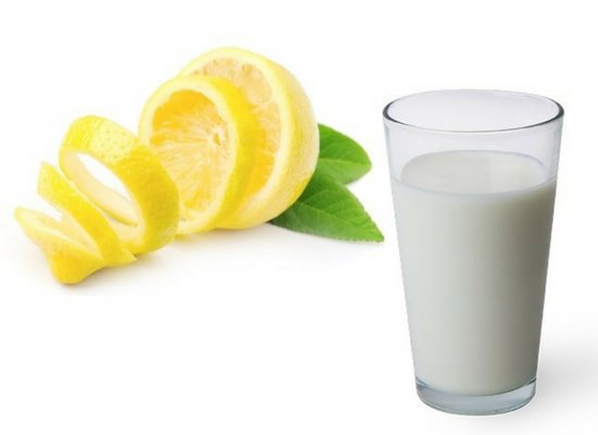 Lemon with milk 