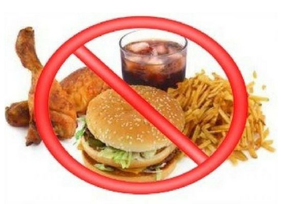 No to junk food 