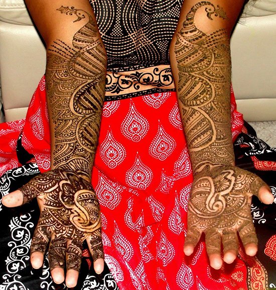 full hand mehndhi desings