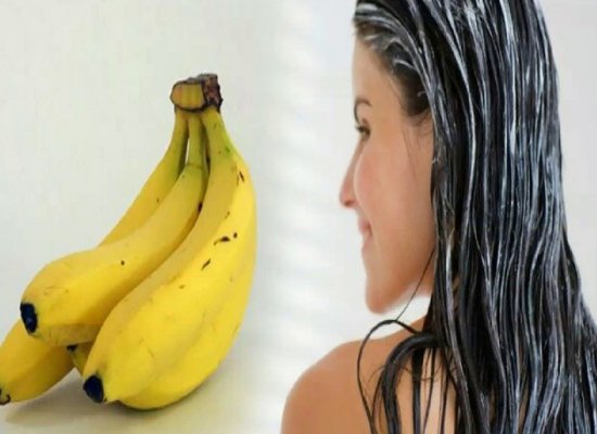 Banana hair mask