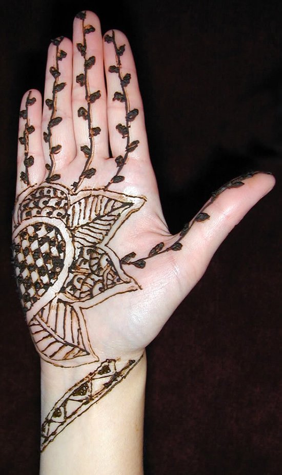 Elegant mehndi Designs For Youngsters