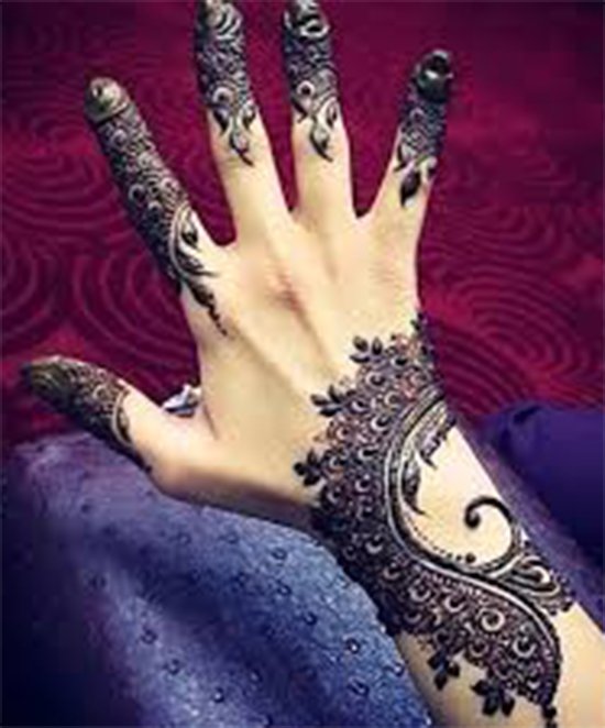 Finger tip bracelet Mehandi