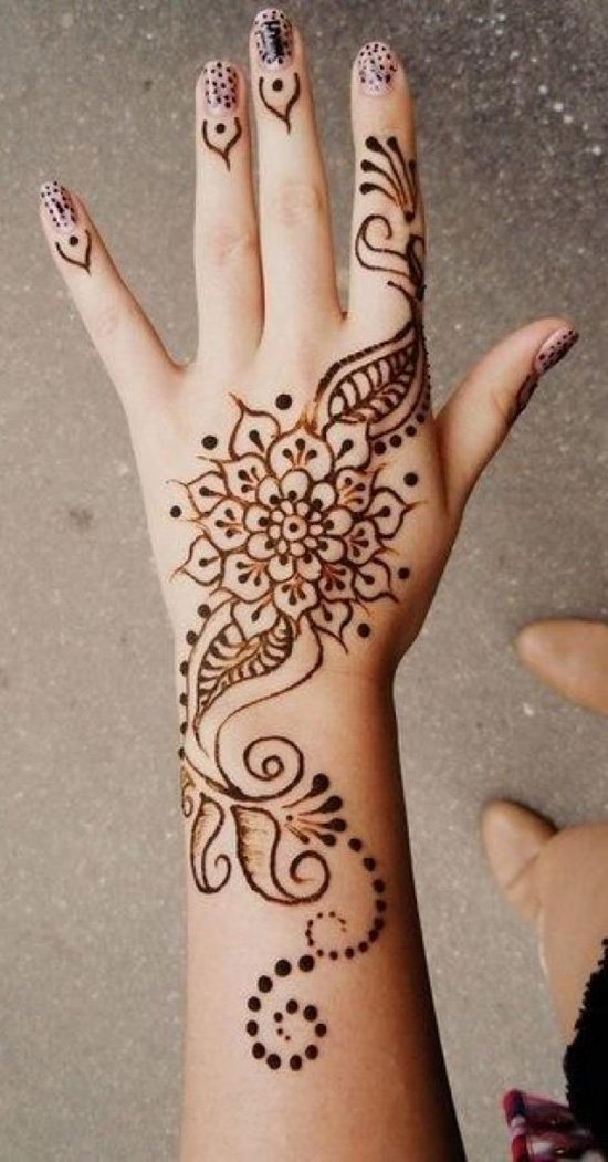 Flower Mehndi Design