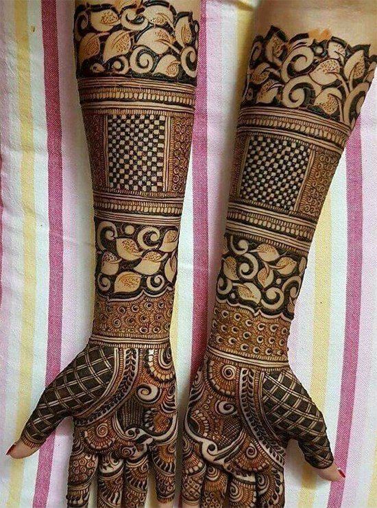 Full Front Hands Bridal Mehendi