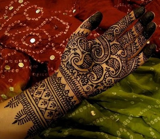 Gujarati Bangle Mehndi Design