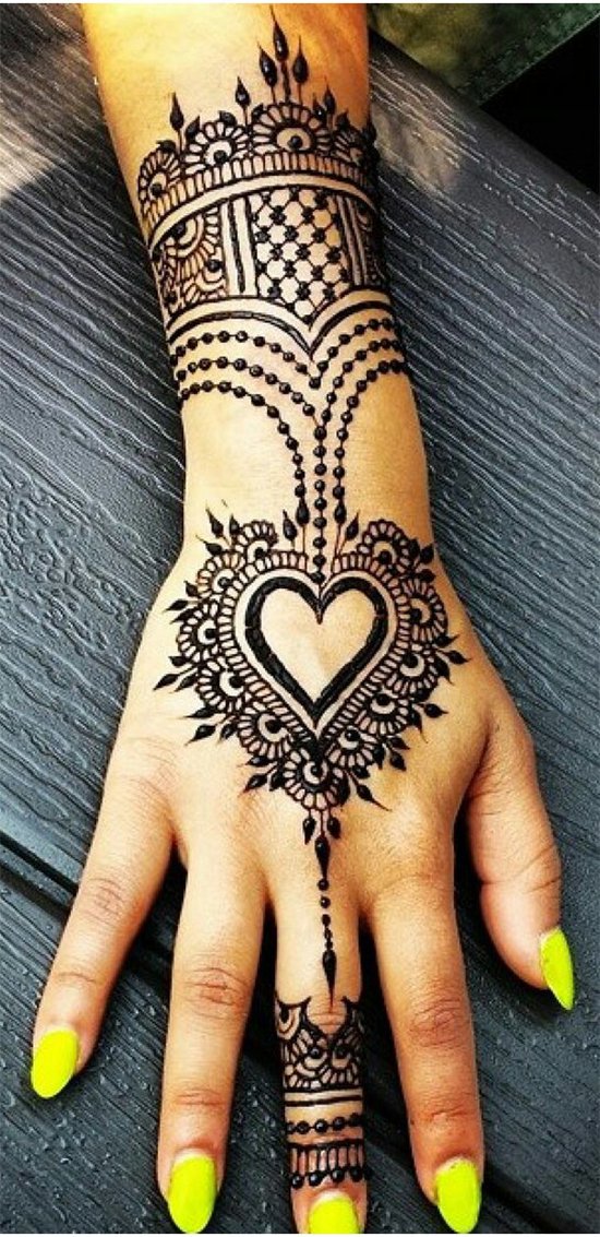 Heart shaped design