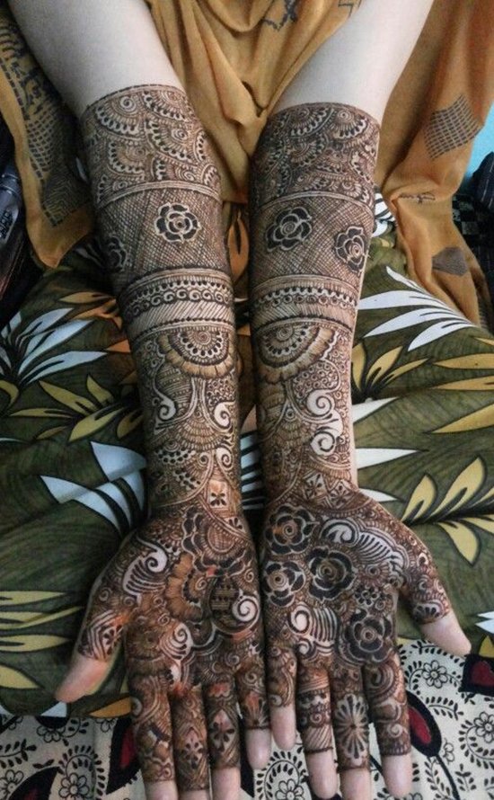 Smart Bangle Mehndi Design