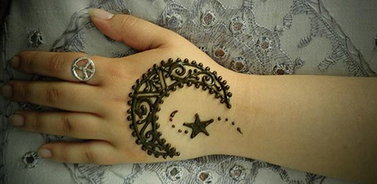 Stars Shape Dubai Mehndi Design