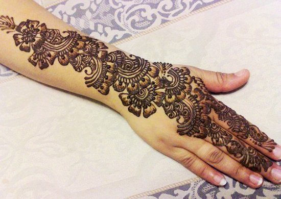 mehandiFloral Henna Design For Eid Ul Fitr