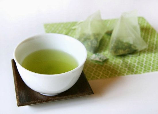 Green tea bags 
