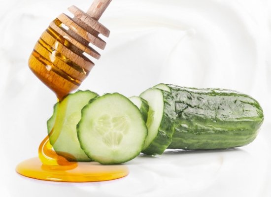 Honey with cucumber