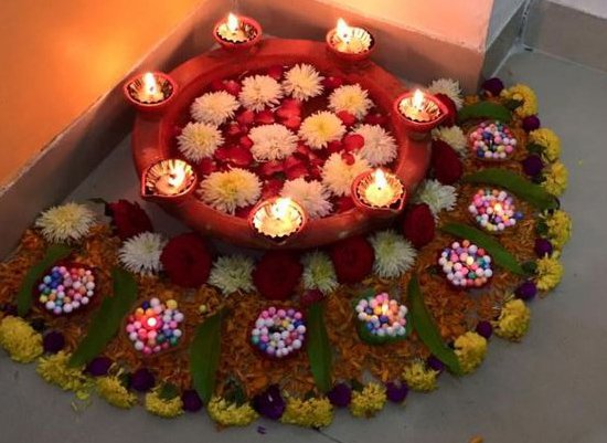 home decor diwali rangoli