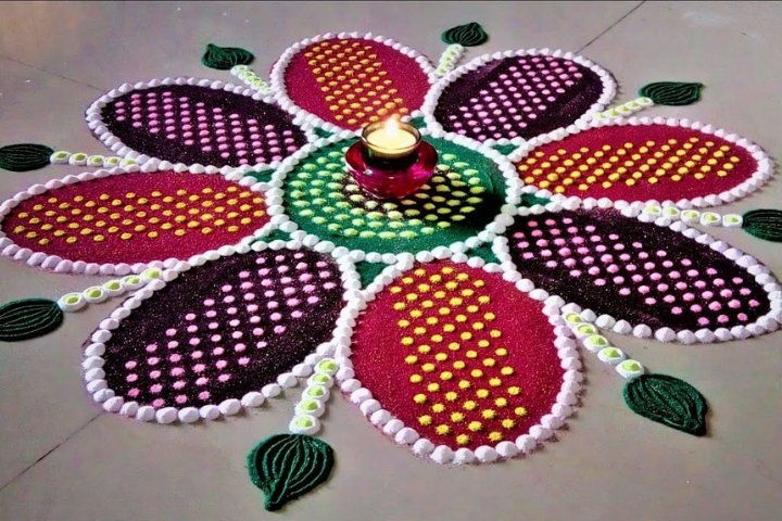 17 Trending Colorful Diwali Rangoli Patterns in 2018 – Try It.