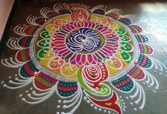 Kolkata rangoli designs