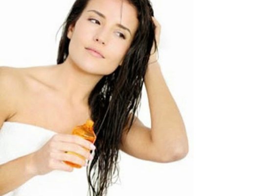 Apply oil to your hair 