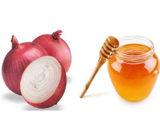 Red onion and honey: