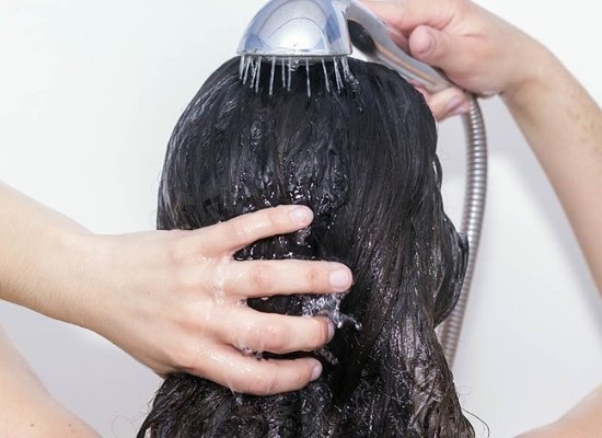 Hard water for hair care