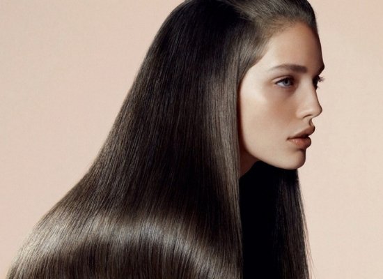 Silky and shiny hair