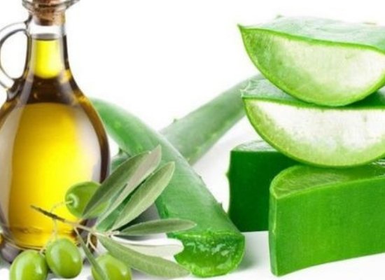 Aloevera and olive oil