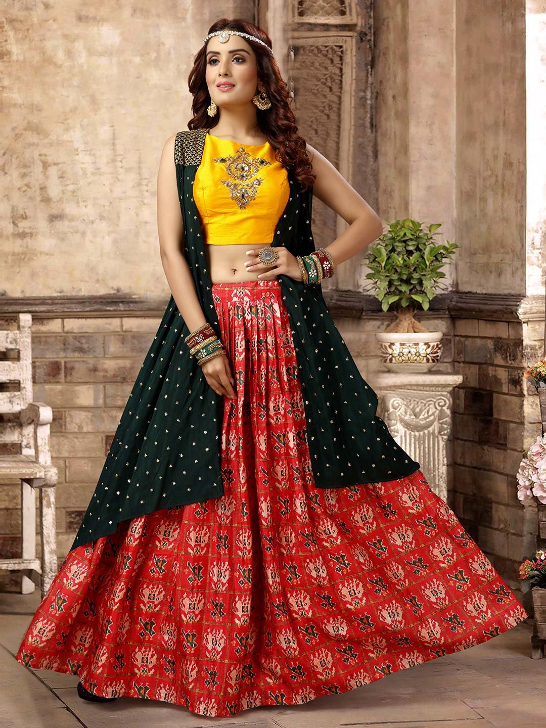 Jackets styled with Lehenga