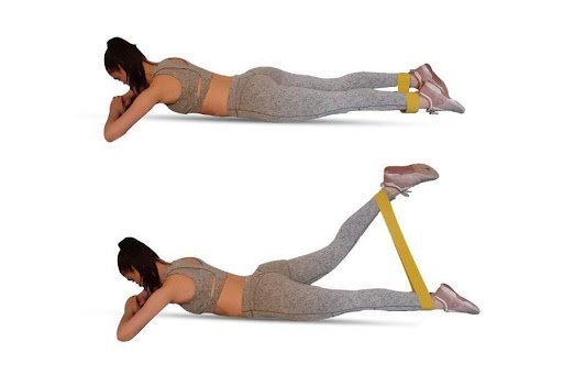 Banded Prone Hamstring Curl