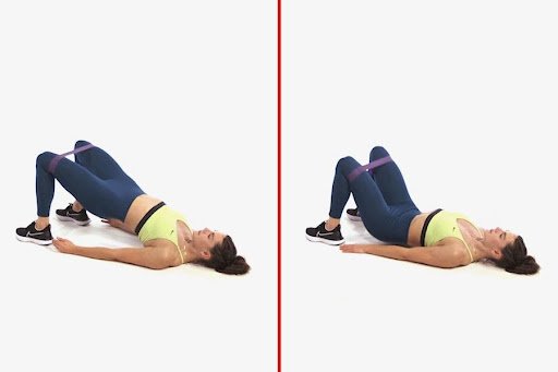Dynamic Banded Glute Bridge