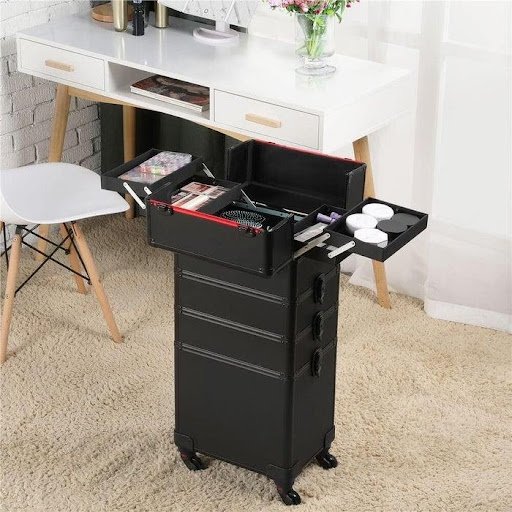 Best 4-in-1 Professional Cosmetic  Makeup storage kit.