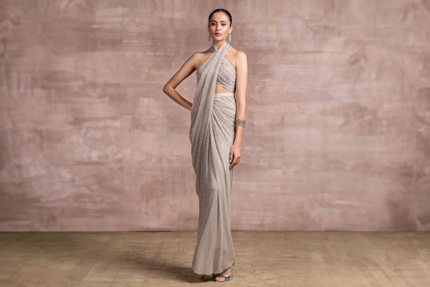 Draped Saree Gown