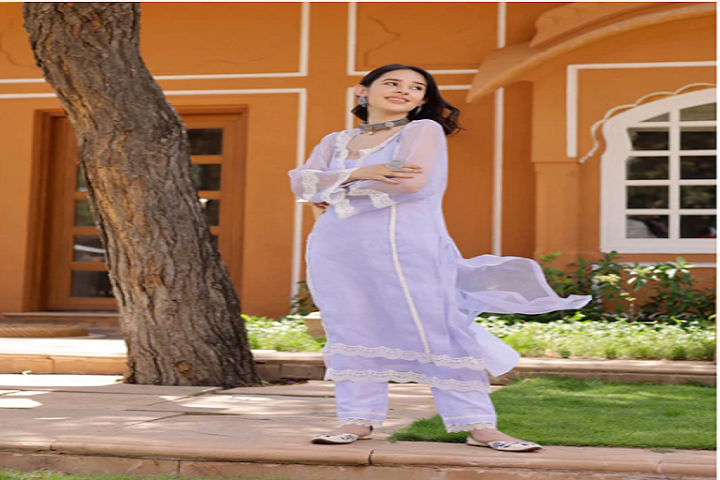 The Ethereal World of Organza Kurta Set
